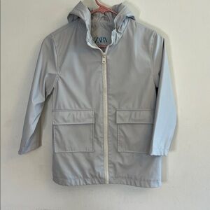 Zara Kids Light Gray Raincoat